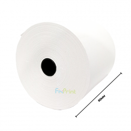 Kertas Thermal Kasir 80mm x 80mm, Kertas Struk Continous Paper Roll Ukuran Standar 80 mm x 80 mm